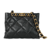 Small Quilted Shopping Bag, front view